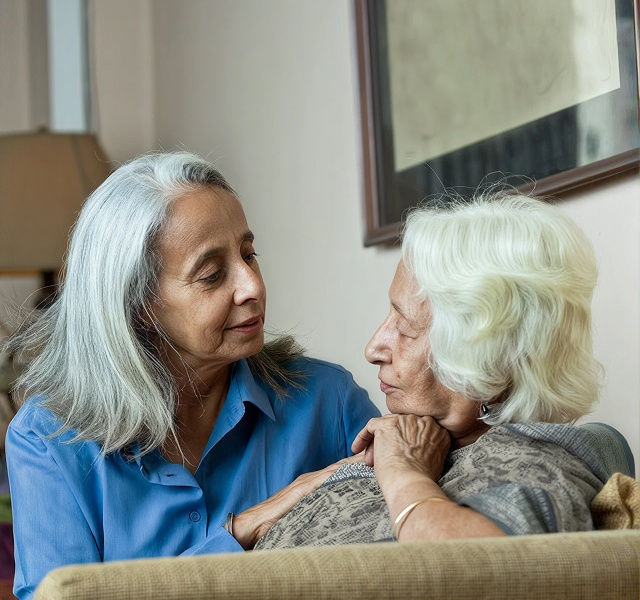 two woman together