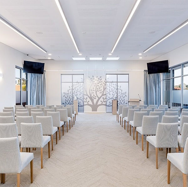 chapel at funeral home
