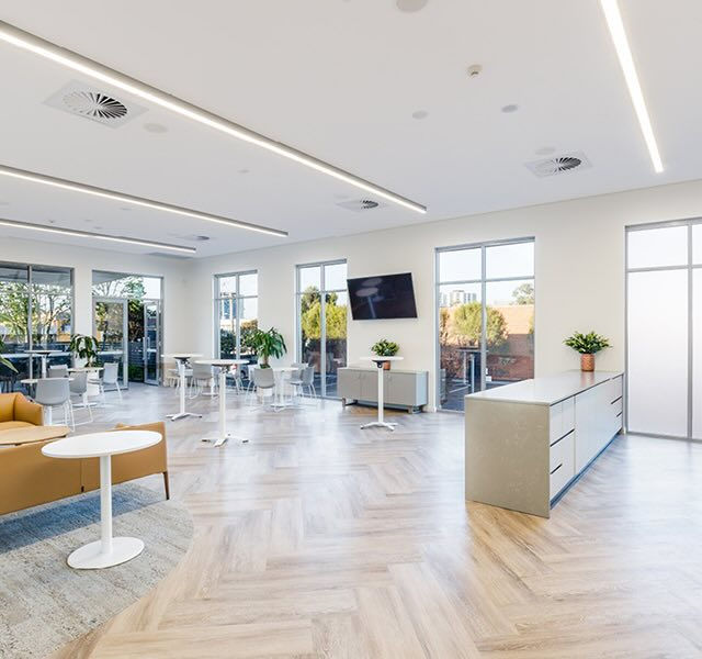 reception area at funeral home