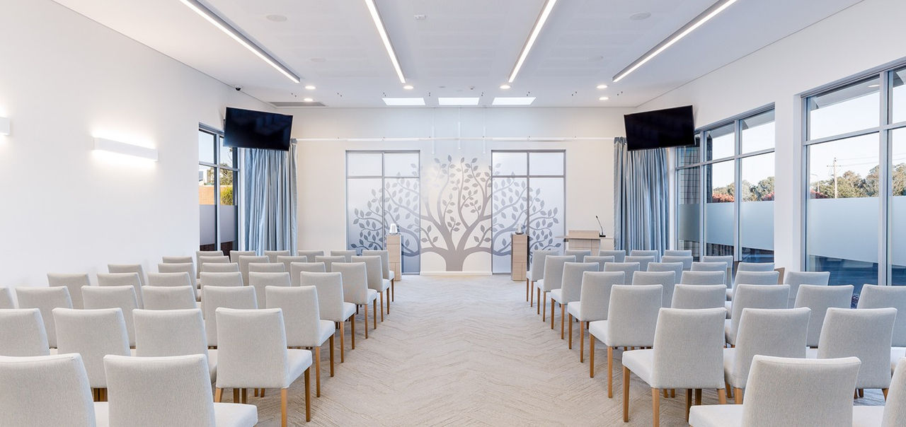 chapel at funeral home