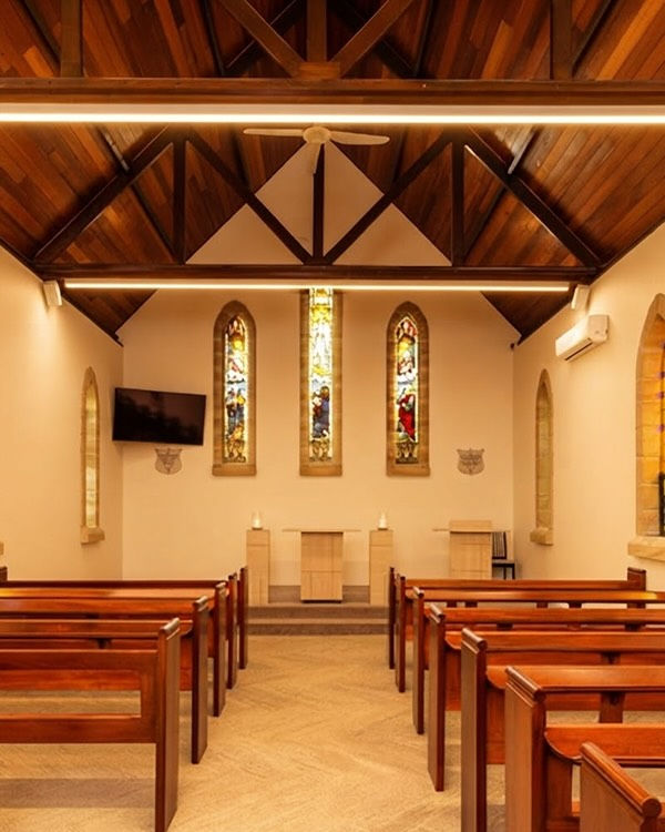 chapel at funeral home